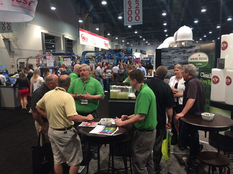 We often had a full booth at the Car Wash Show - lots of interest in reclaim compatible chemistry.
