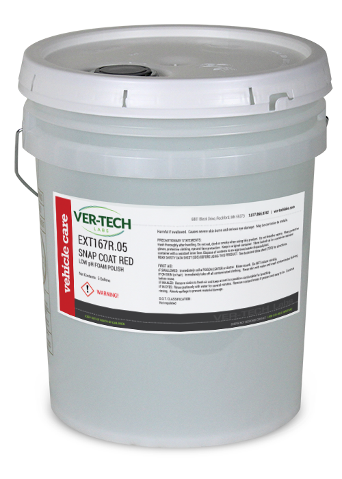 Ver-tech Labs 5 Gallon Snap Coat Red - Ver-tech Labs