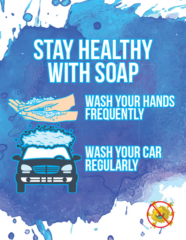 COVID19 Car Wash Poster COVID19 Car Wash Poster
