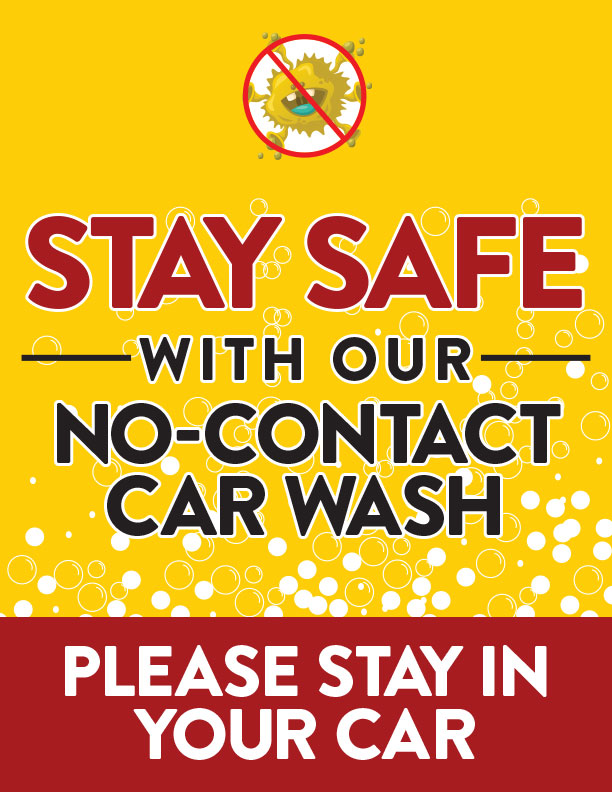 COVID19 Car Wash Poster COVID19 Car Wash Poster