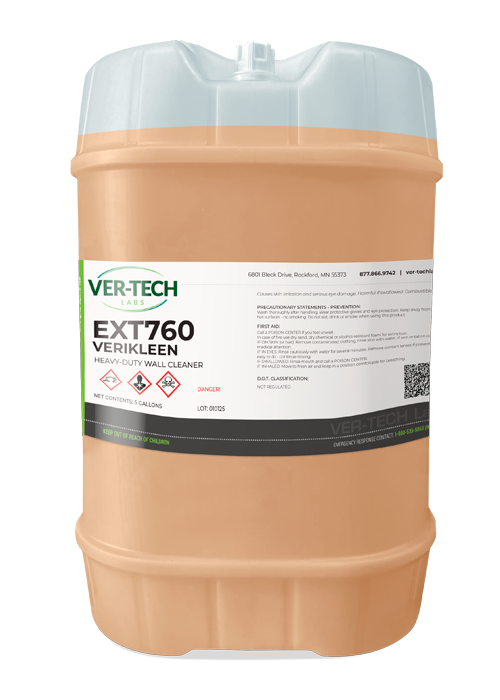 Verikleen Wall Cleaner EXT760 - Low pH Facility Cleaning Products