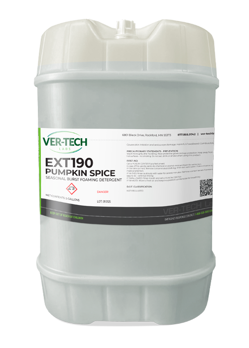 PUMPKIN SPICE BURST EXT190 - Neutral pH Foam Detergent