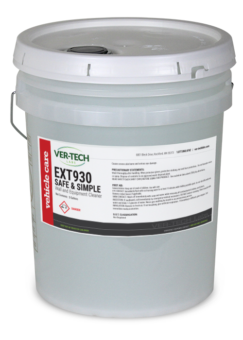 EXT930 - Safe & Simple - Wall and Equipment Cleaner - 5 Gallon