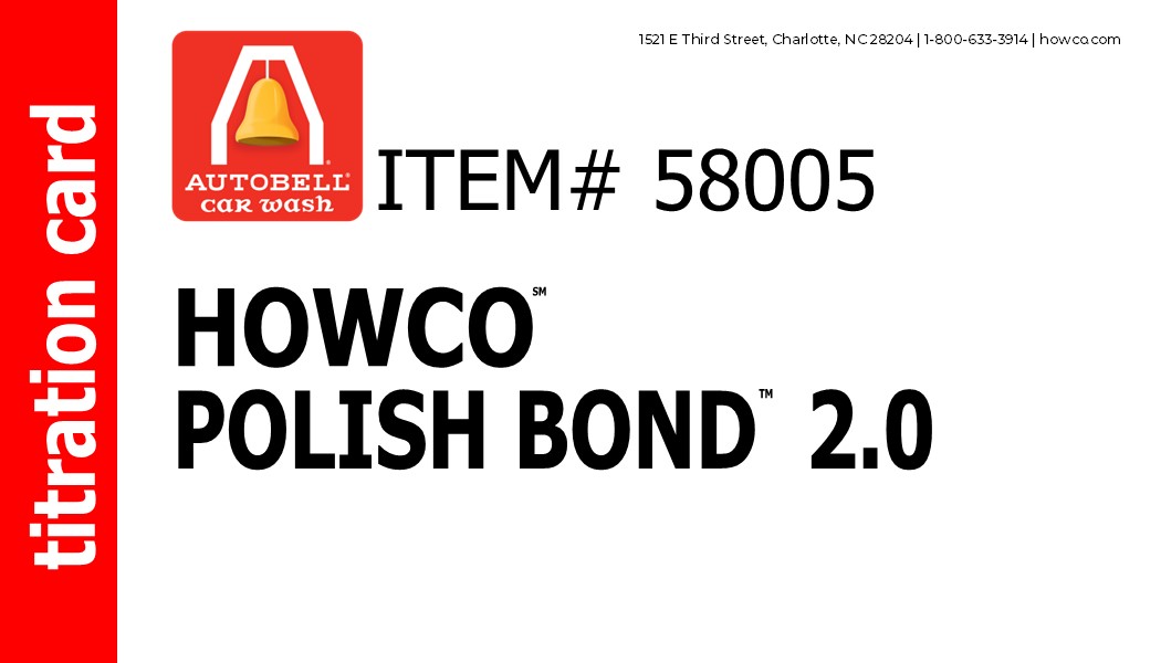 Howco Polish Bond 2.0 - Ver-Tech Labs