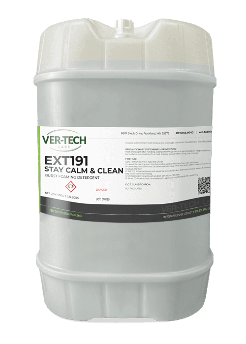 Stay Calm & Clean EXT191 - Neutral pH Foam Detergent