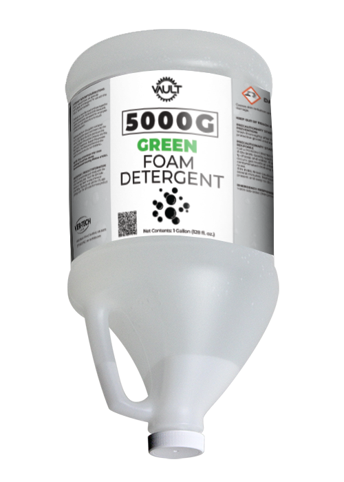 Vault Green Foam Detergent VT5000G - Neutral pH Foam Detergents