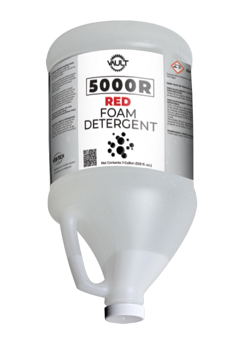 Vault Red Foam Detergent VT5000R - Neutral pH Foam Detergents