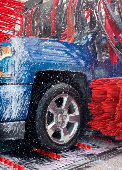 A car wash using Ver-Tech Labs products